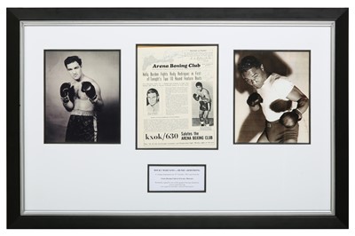 Lot 255 - Boxing.- Rocky Marciano & Henry Armstrong