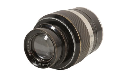 Lot 306 - A Leitz 9cm f/4 Fat Elmar Lens