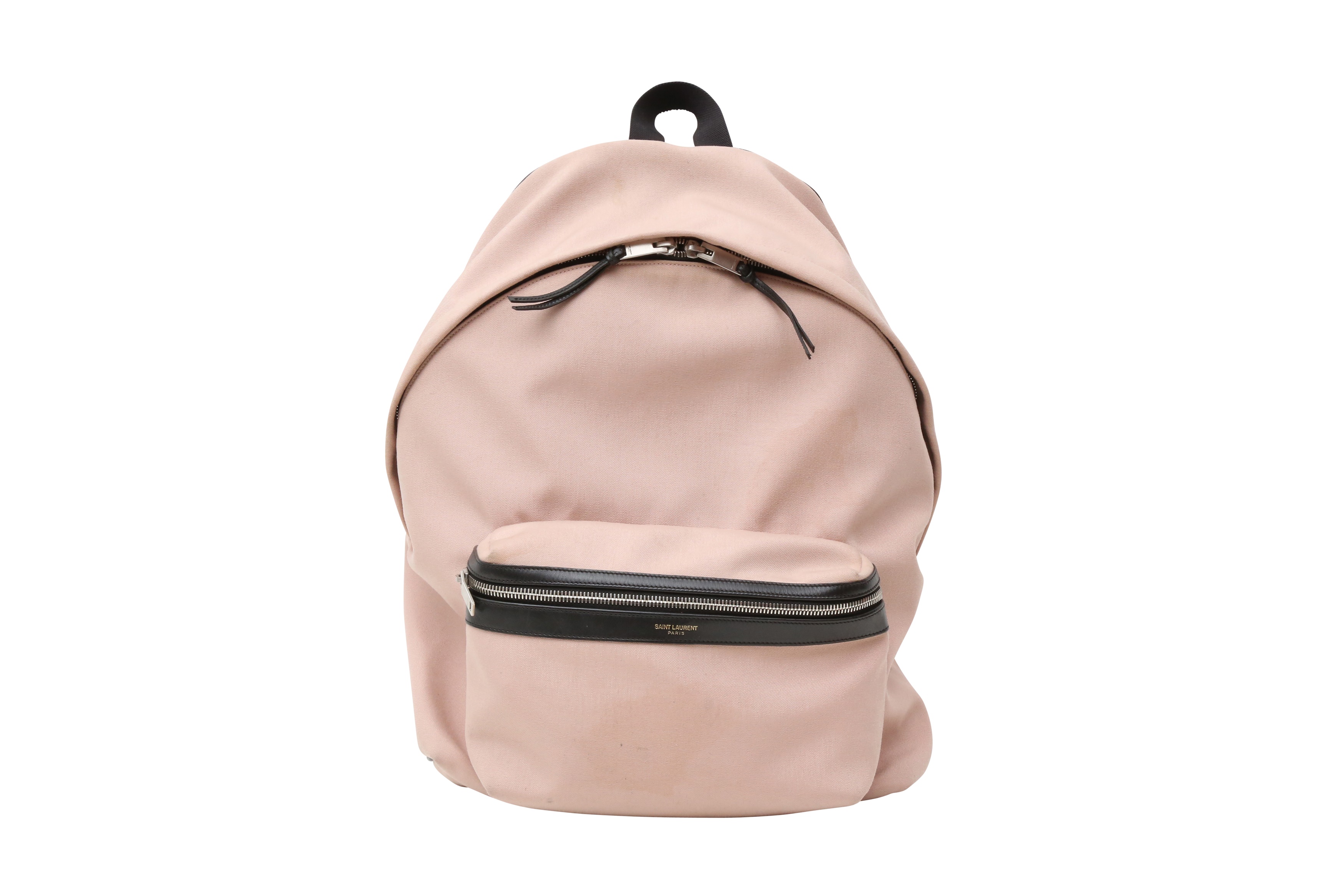 Lot 34 - Saint Laurent Powder Pink City Backpack display picture 3