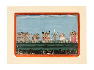 Lot 290 - A SMALLPOX CEREMONIAL PROCESSION