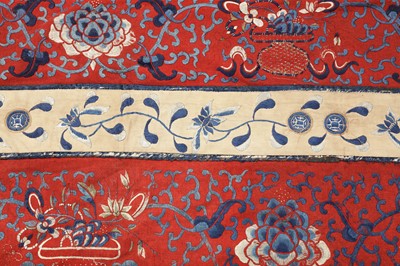 Lot 115 - AN ANTIQUE CHINESE TEXTILE