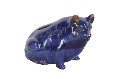Lot 138 - AN ARTS & CRAFTS EWENNY POTTERY PIG