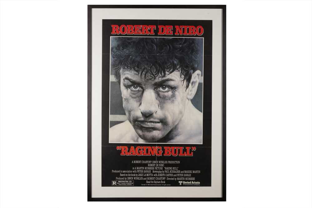 Lot 313 - RAGING BULL MOVIES POSTER (C.1980S) AFTER KUNIO HAGIO (1947)