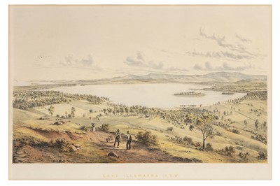 Lot 91 - Von Guerard (Eugene) A pair of lithographs: Murray River Moorundi [and] Lake Illawarra (N.S.W.)