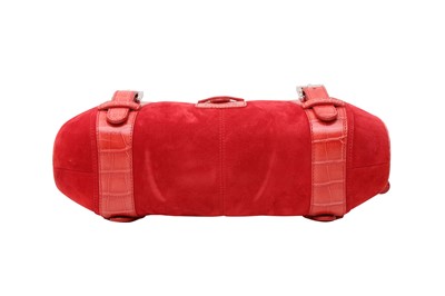 Lot 22 - Loewe Red Senda Shoulder Bag
