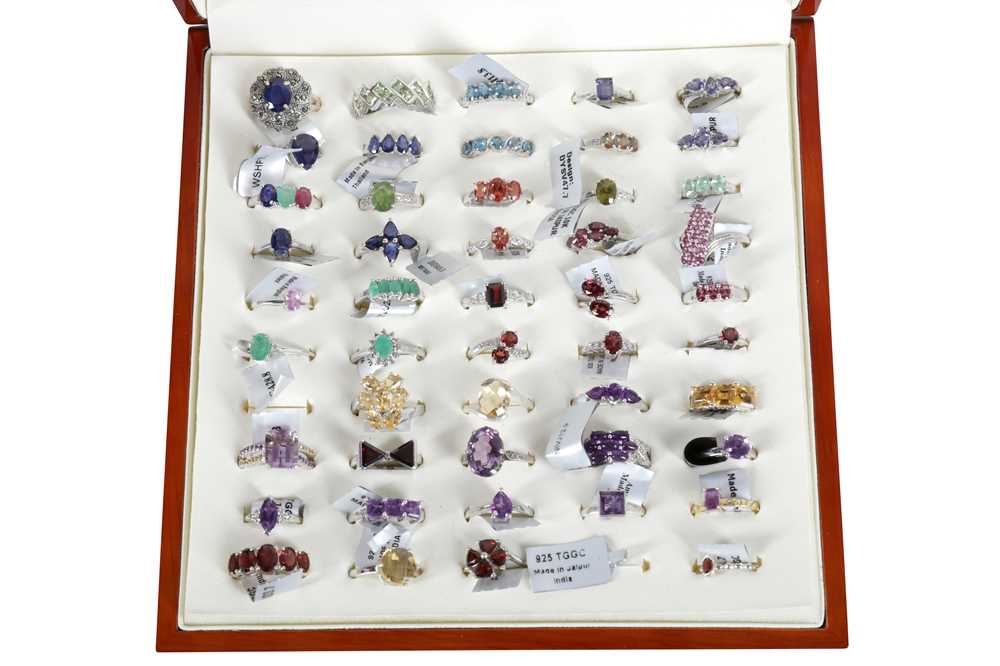 Lot 93 - GEMPORIA JEWELLERY RINGS