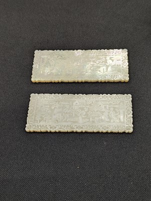 Lot 249 - SIXTEEN CHINESE MOTHER-OF-PEARL COUNTERS AND PLAQUES