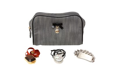Lot 171 - Dior Parfums Cosmetic Pouch and Lipstick Jewellery