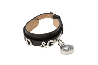 Lot 284 - Dolce & Gabbana Black Logo Bracelet Watch