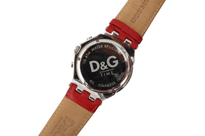 Lot 3 - Dolce & Gabbana Men's Red Chronograph Watch