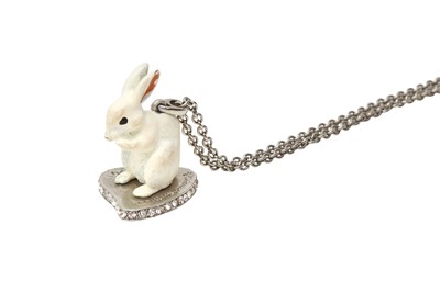 Lot 319 - Vivienne Westwood White Rabbit Necklace