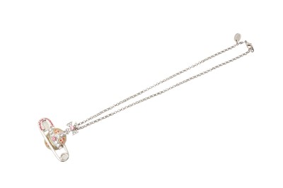 Lot 38 - Vivienne Westwood Safety Pin Orb Necklace