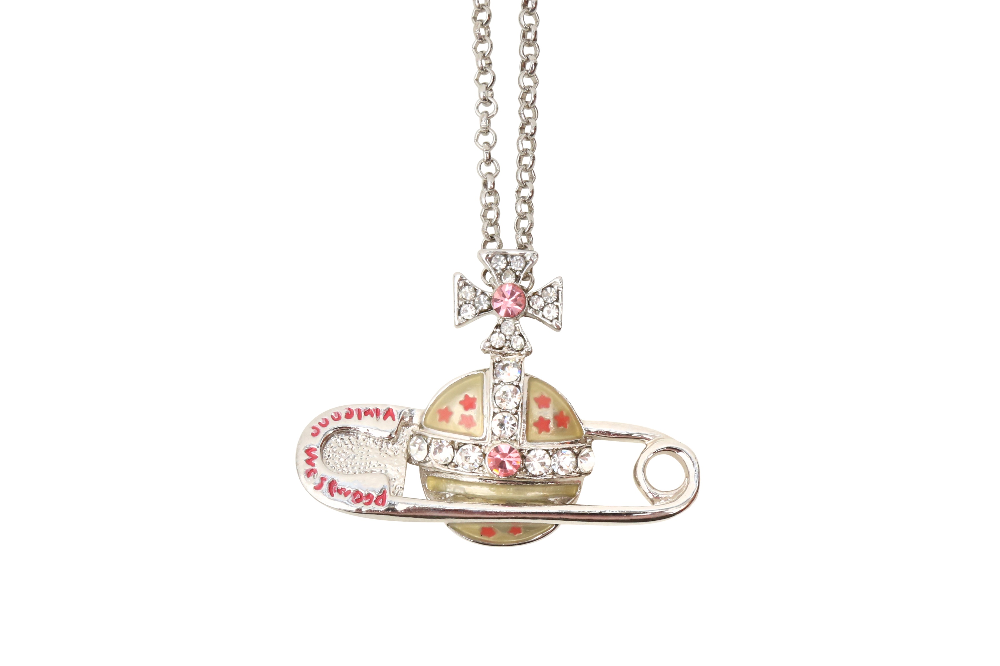 Vivienne westwood necklace safety pin Clearance