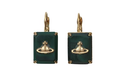 Lot 182 - Vivienne Westwood Orb Drop Pierced Earrings