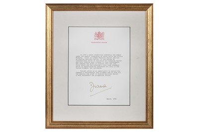Lot 203 - Diana, Princess of Wales