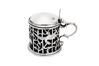 Lot 632 - A George III Irish sterling silver mustard pot, Dublin 1769 by Charles Mullen (active 1768-80)