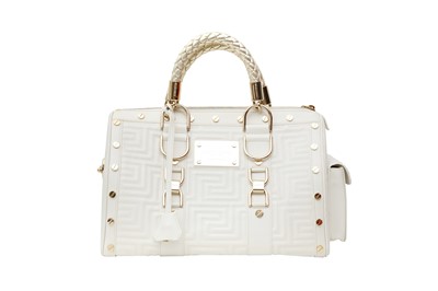 Lot 713 - Versace White Madonna Snap Out Of It Bag