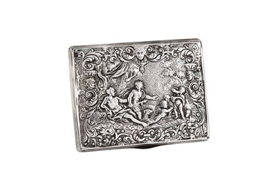 Lot 692 - A George I silver snuff box, London circa 1725 seemingly by William Hudson (reg. 22nd April 1723)