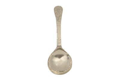 Lot 154 - AN EARLY 18TH CENTURY NORWEGIAN UNMARKED SILVER SPOON, PROBABLY BERGEN CIRCA 1720
