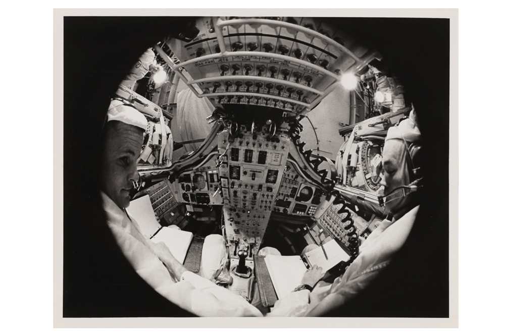 Lot 58 - Ed White & MIchael Collins in Gemini Capsule As Backup Crew for Gemini 7