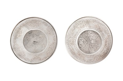 Lot 146 - A PAIR OF EARLY 20TH CENTURY EGYPTIAN 900 STANDARD SILVER BOWLS, CAIRO 1924-25
