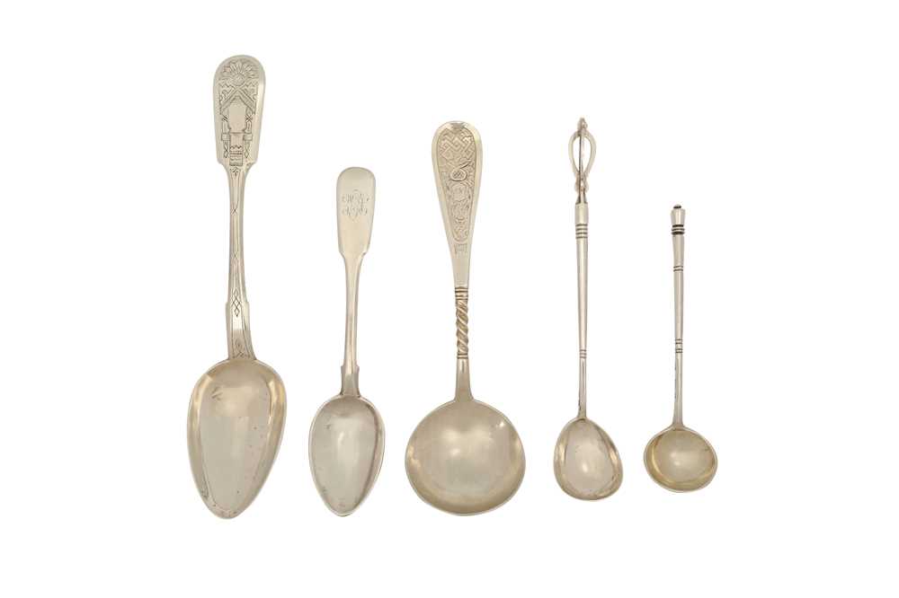 Lot 166 - A MIXED GROUP OF 19TH CENTURY RUSSIAN 84