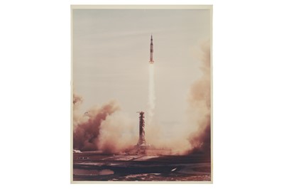 Lot 4 - First manned flight of the Saturn V, Apollo 8 launches to the moon.