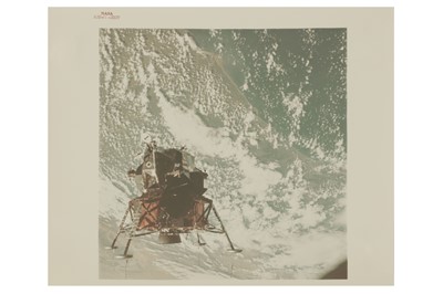 Lot 156 - Apollo 9 LM "Spider" Orbits Earth, March 3-13, 1969, orbit 59