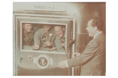 Lot 115 - President Nixon Welcomes Apollo XI Astronauts - USS Hornet.