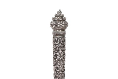 Lot 553 - A THAI SILVER LADLE