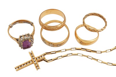 Lot 37 - A GROUP OF JEWELLERY