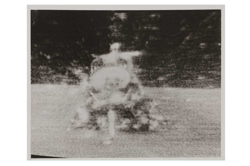 Lot 102 - Apollo 15 TV Picture of the Lunar Module 'Falcon' Liftoff Sequence.