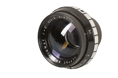 Lot 322 - A Dallmeyer 2" f/1.5 Septac Anastigmat Lens