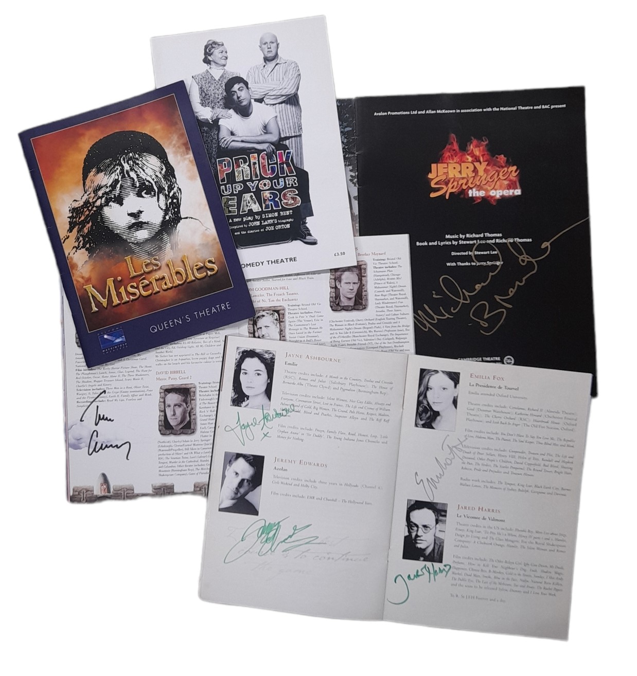 Lot 31 - Autograph Collection.- Signed Theatre