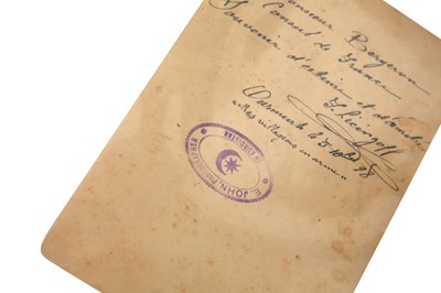 Lot 453 - A COLLECTION OF ARCHIVAL DOCUMENTS OF THE FRENCH CONSUL AT TABRIZ, 1897 - 1903 MANDATE