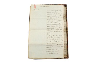 Lot 452 - MEMORANDA AND STATEMENTS: IMPORTANT DOCUMENTS RELATED TO THE ANGLO-PERSIAN CONFLICT OVER HERAT