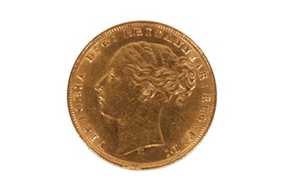 Lot 63 - AN AUSTRALIAN QUEEN VICTORIA 1866 GOLD FULL SOVEREIGN COIN