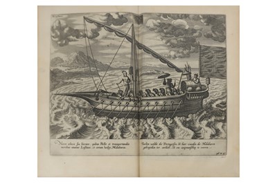 Lot 78 - Linschoten. Voyasie, ofte Schip-vaert, & Itinerarium. 1644 & 1624