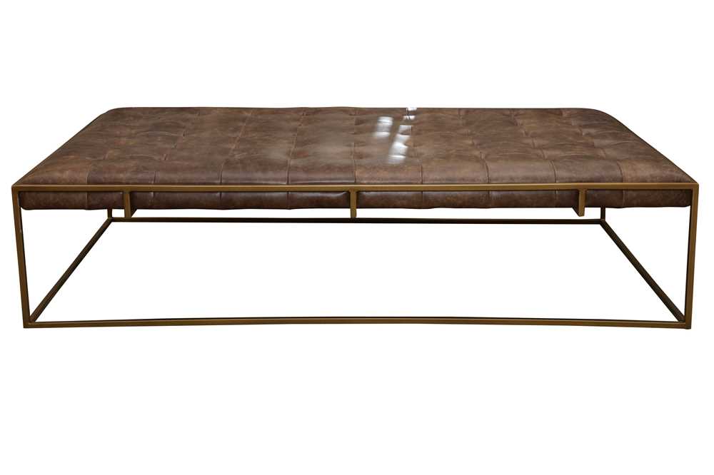 Lot 320 - OKA; A CONTEMPORARY WALLACE OTTOMAN