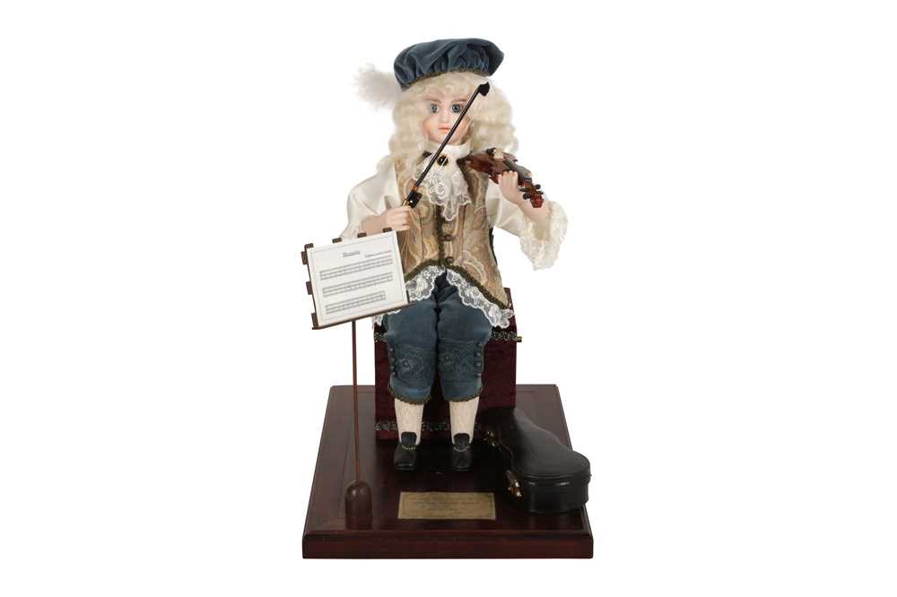 Lot 145 - A MUSICAL AUTOMATON COMMEMORATING THE 250TH ANNIVERSARY OF THE BIRTH OF WOLFGANG AMADEUS MOZART