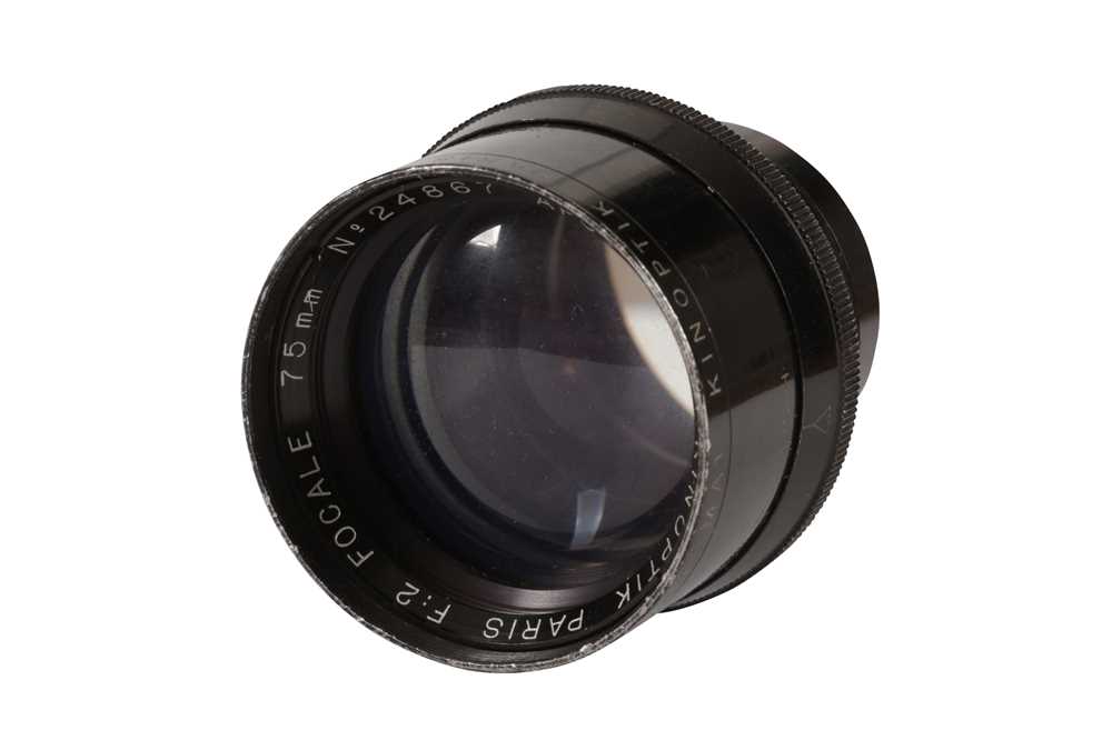 Lot 253 - A Kinoptik Paris 75mm f/2 Apochromat Focale Lens