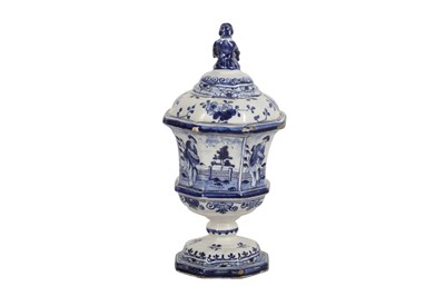 Lot 97 - DUTCH DELFT MONEY BOX