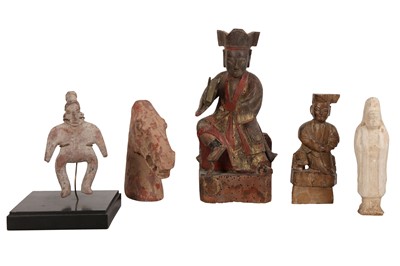 Lot 167 - A GROUP OF FIVE SCULPTURES