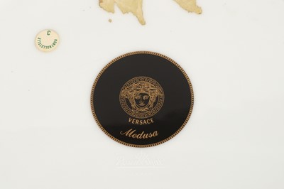 Lot 92 - A LARGE ROSENTHAL VERSACE MEDUSA PATTERN PORCELAIN DISH