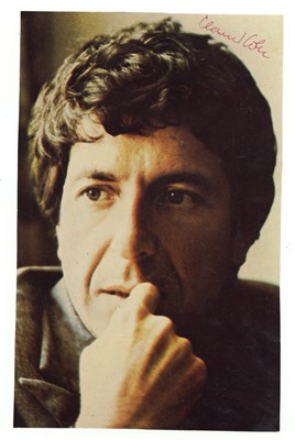 Lot 126 - Cohen (Leonard)