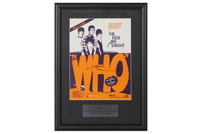 Lot 146 - The Who - Peter Townshend and John Entwistle