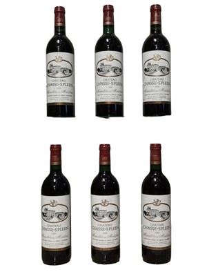 Lot 53 - Chateau Chasse-Spleen, Moulis-en-Medoc, Cru Bourgeois Exceptionnel, 1989, six bottles