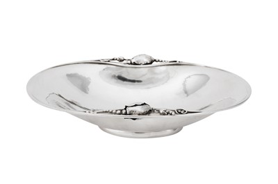 Lot 511 - A mid to late 20th century Danish sterling silver blossom bowl, Copenhagen post-1944 by Georg Jensen