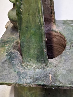 Lot 4 - A CHINESE GREEN-GLAZED MODEL OF A WELL