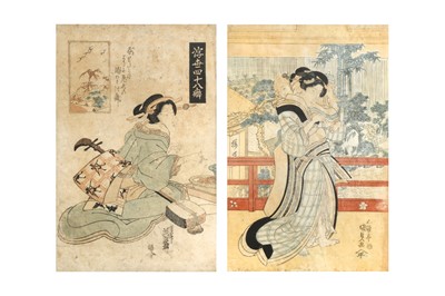 Lot 1084 - UTAGAWA KUNISADA (1786 - 1864), KEISAI EISEN (1790 - 1848)